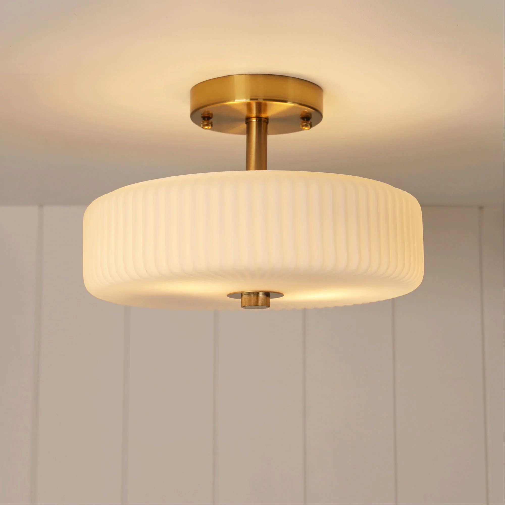Pendant lamp Worth Satin E14 BRS
