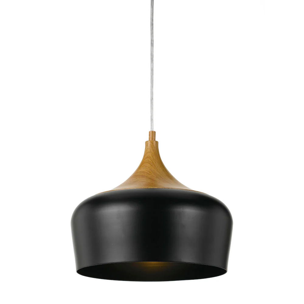 Pendant POLK 30 BLK, Oak, Nickel