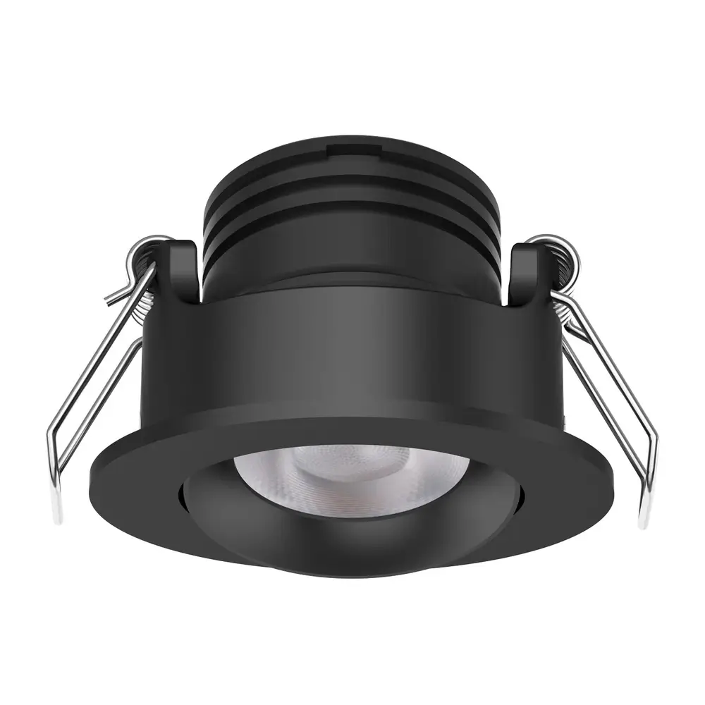 Downlight PICO-3-TILT MINI REC RND KIT BLK
