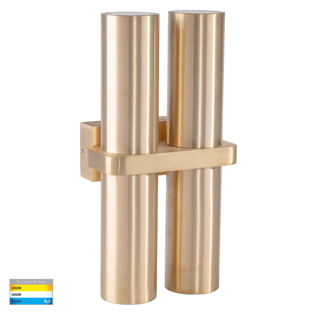 Wall light Luz Solid Brass 3CCT Up-Down HV10592T IP65