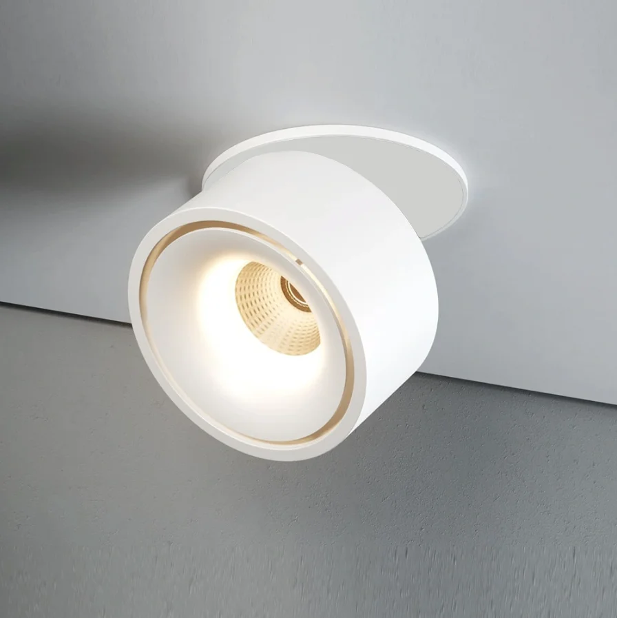 Recessed downlight Savy R Tube adjustable Cylinder WHT LED 3CCT 10W DIY