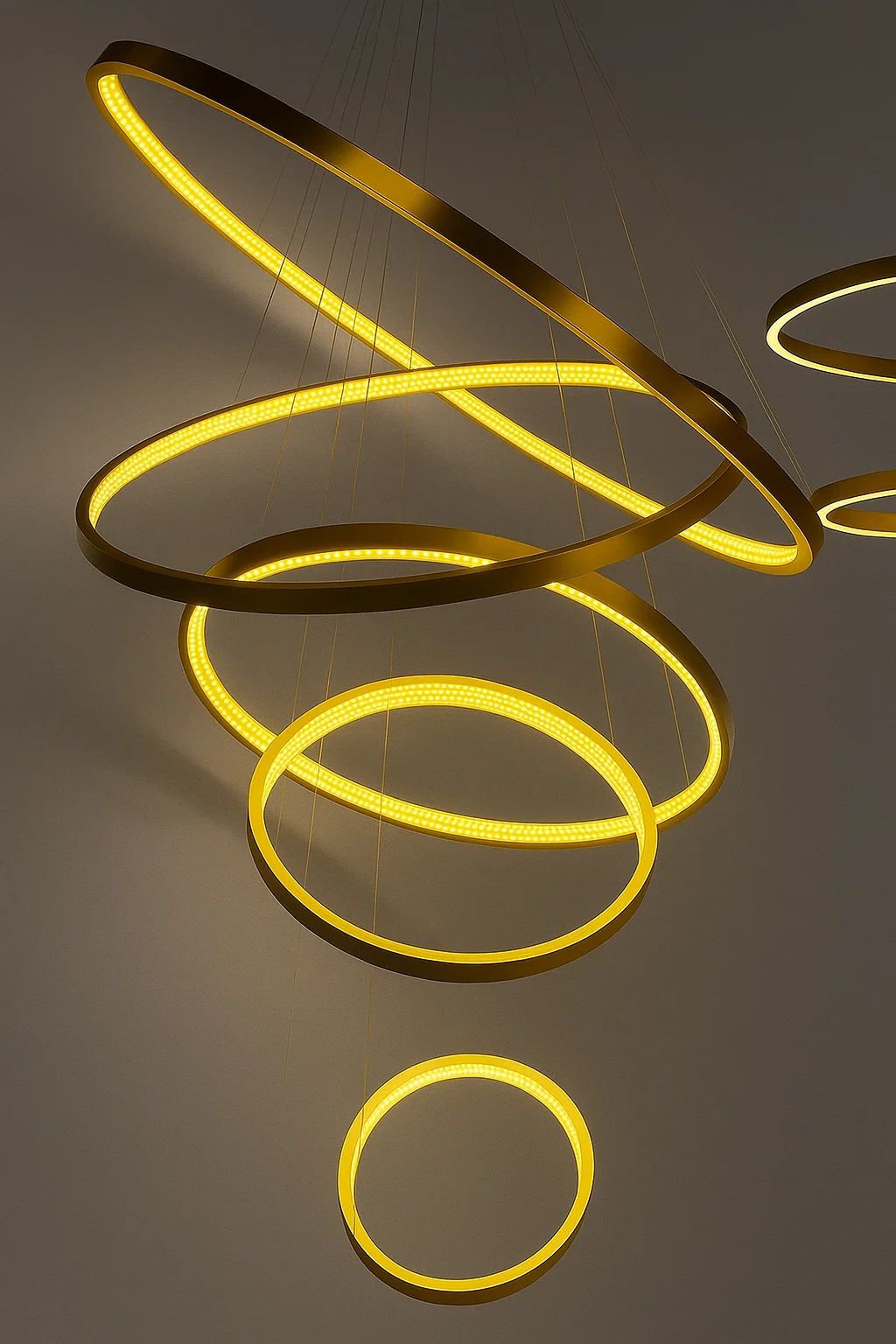 Pendant lamp Helisema 5 LED 3CCT BR Remote 2.4g