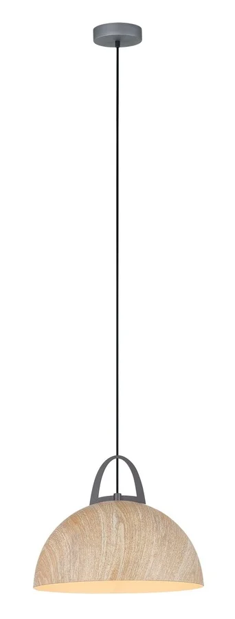 Pendant lamp LEGNA2 E27 grey