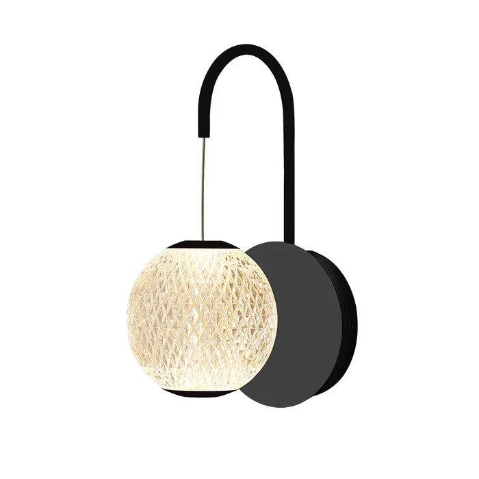 Wall light Langdon LED Black - 5K