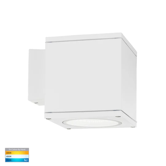 Wall light Porter Square LED 15w 3CCT WHT Fixed Down HV3628T-WHT-SQ IP54