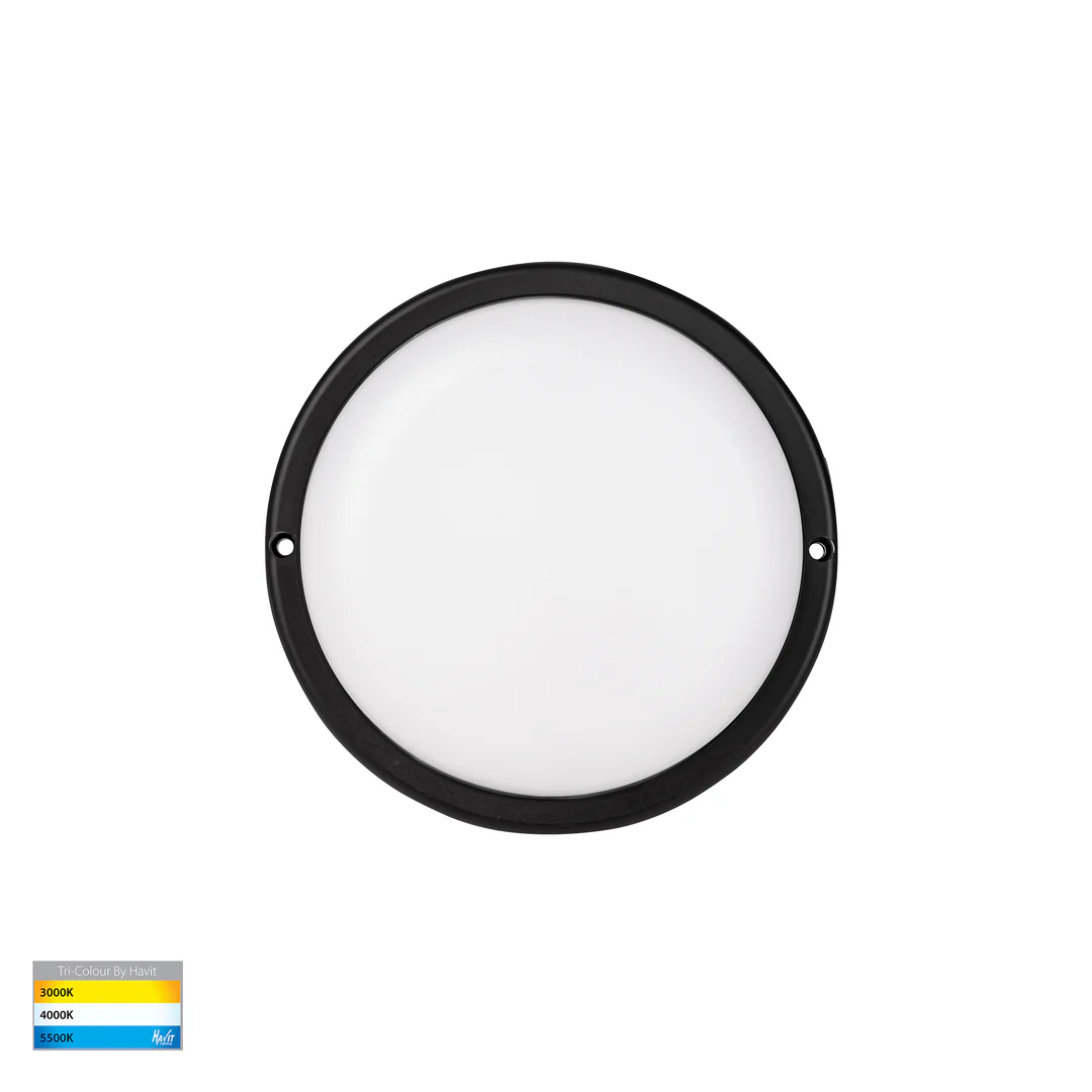 Wall or Ceiling light Muovi Small HV3523T-BLK 7W TRI Colour Dimmable