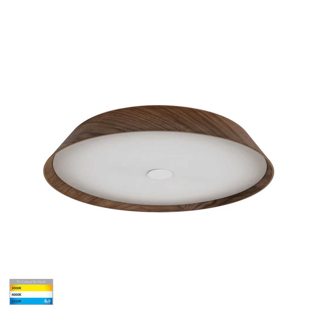 Ceiling light Noyer 510mm Walnut Timber