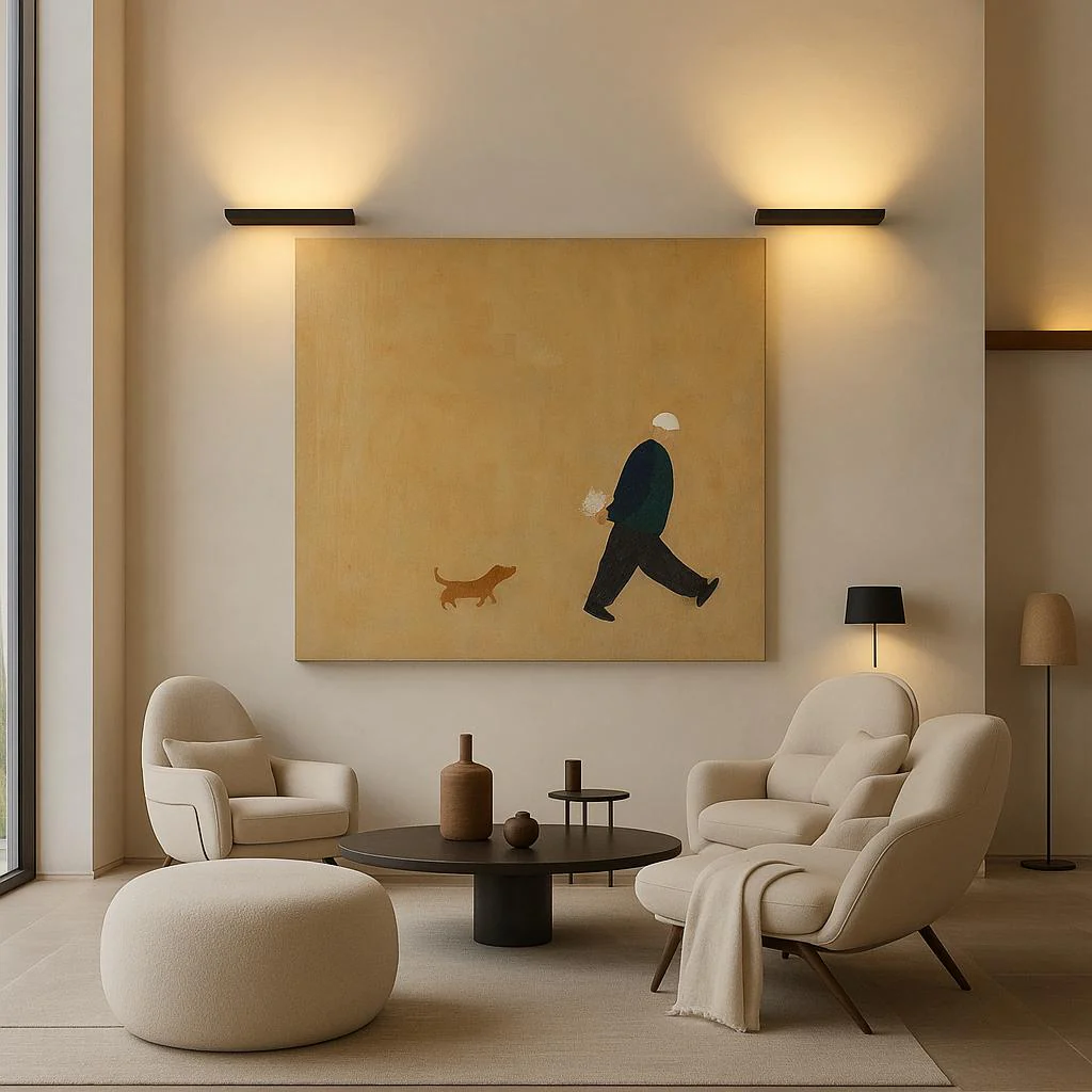 Wall lamp Cast Large 30W BL