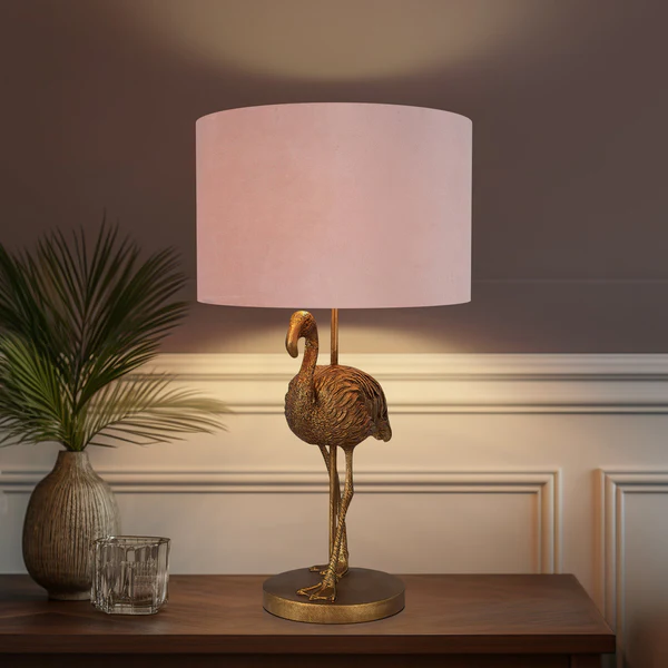 Table Lamp Flamingo Standing Gold