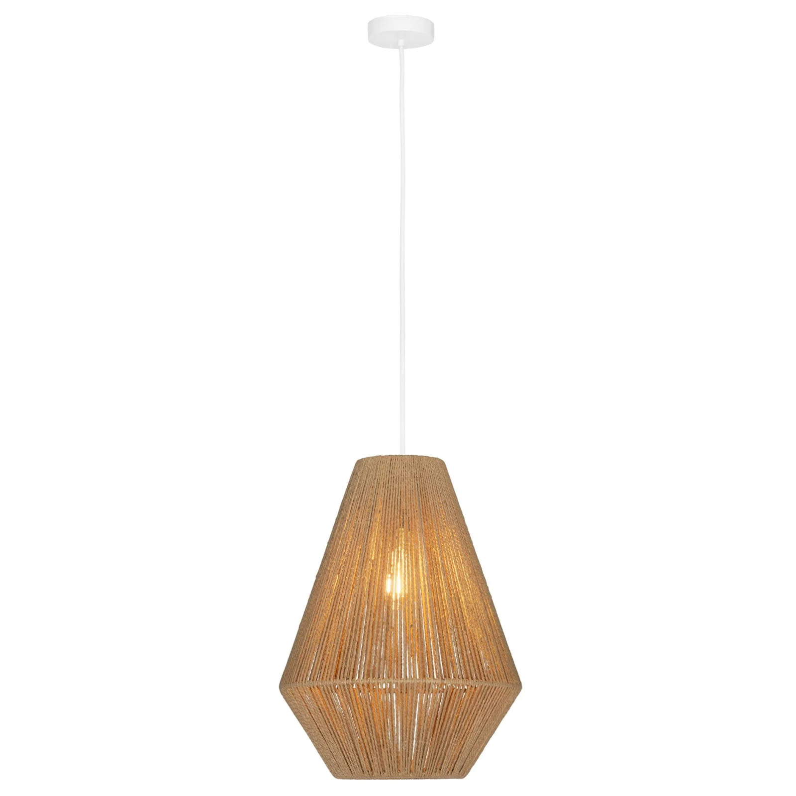 Pendant lamp Hobart E27 NAT