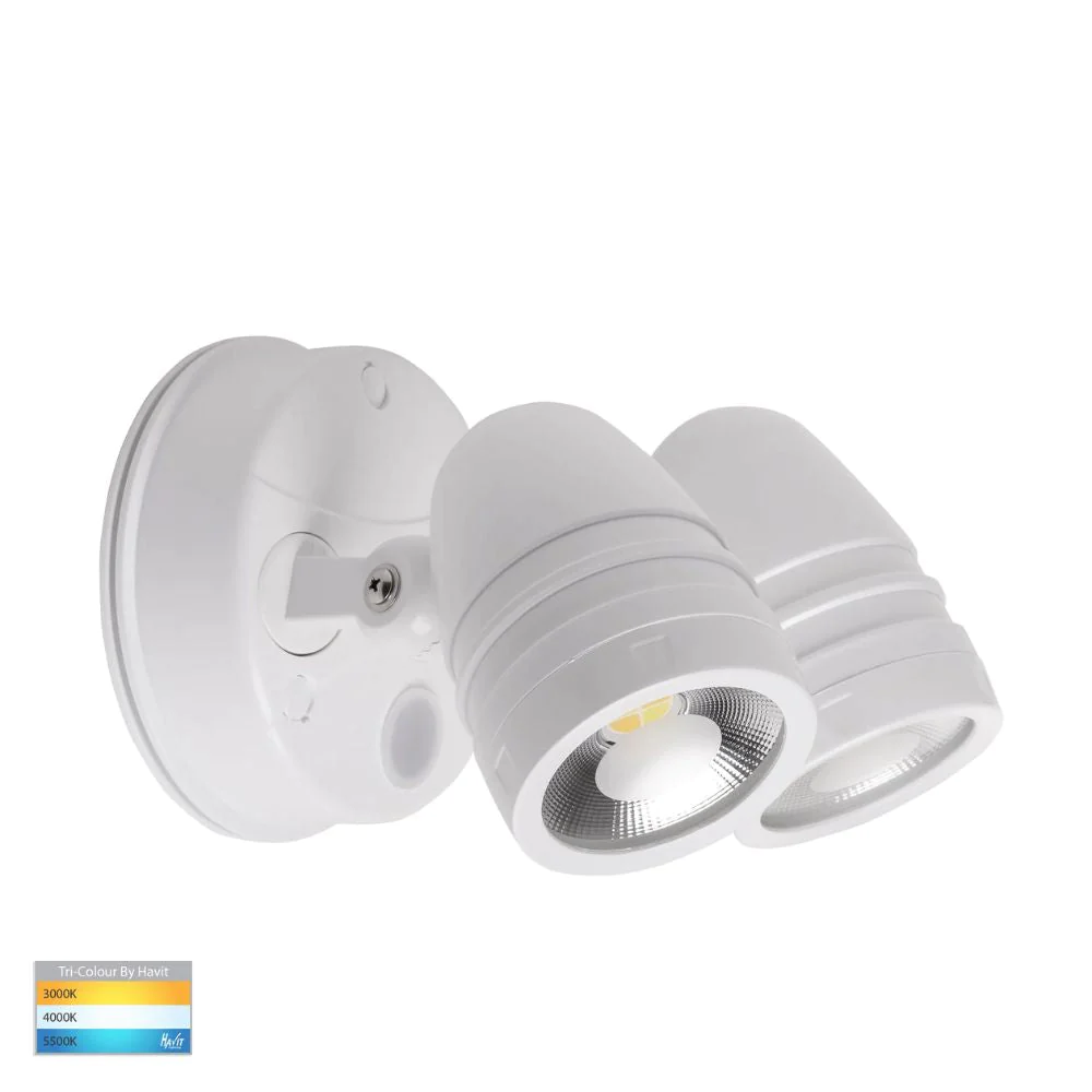 Wall light FOCUS 2x15W With Sensor HV3794T-WHT