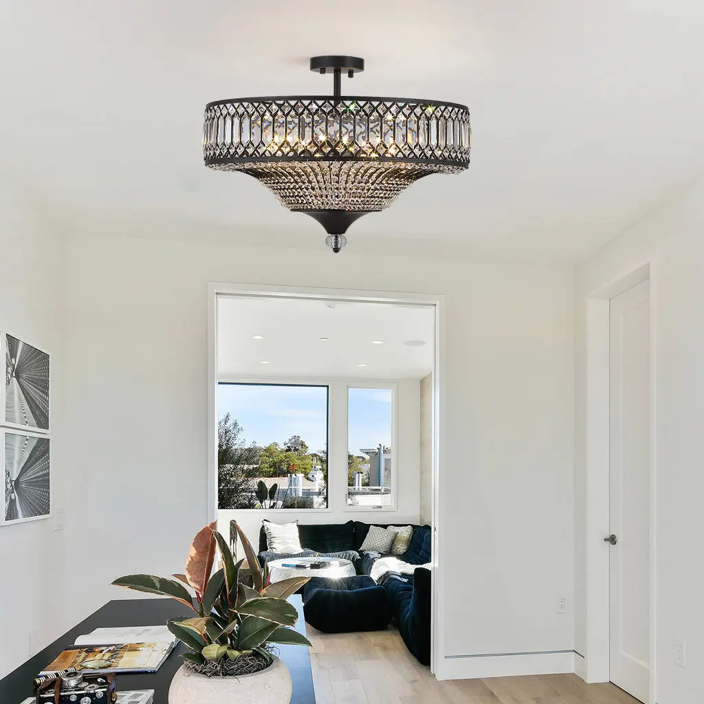 Ceiling lamp LOUIS D60 E14 BL