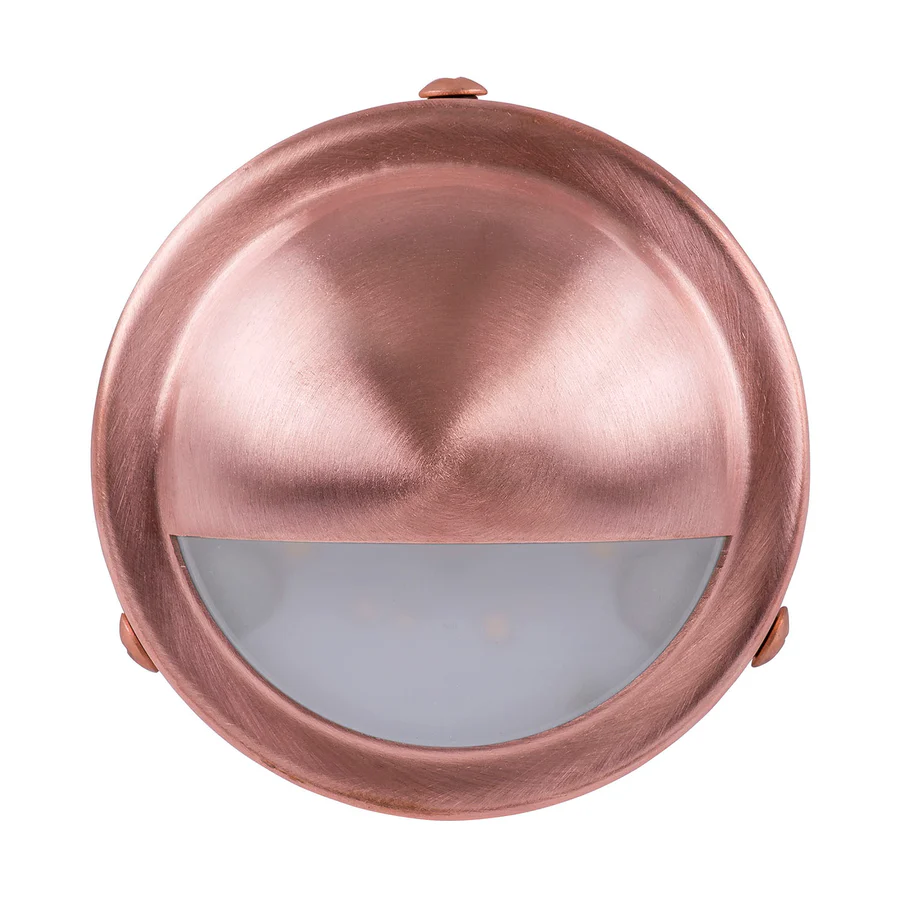 Step light Pinta Copper with Large Eyelid HV2918W IP54