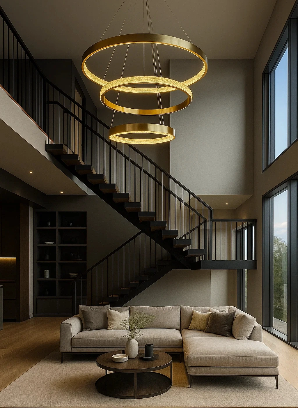 Pendant lamp Helisema 3 LED 3CCT BR