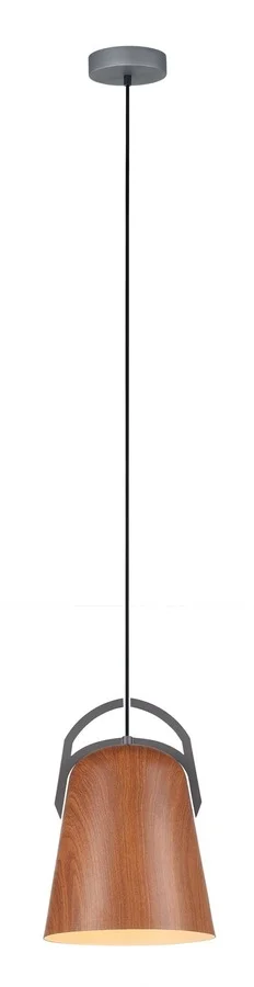 Pendant lamp LEGNA3 E27 grey