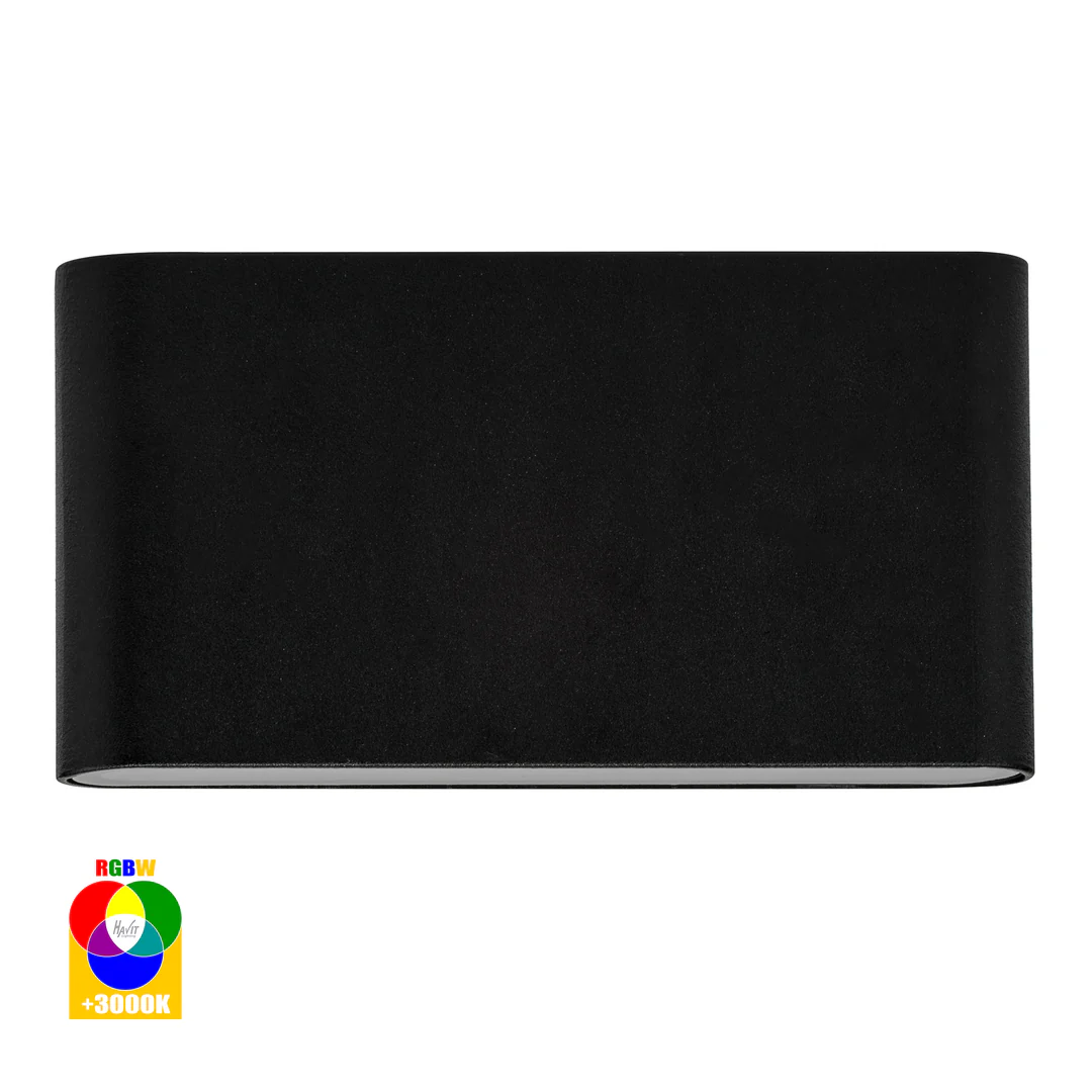 Wall light Lisse BLK Up-Down RGBW LED HV3644RGBW-BLK IP65
