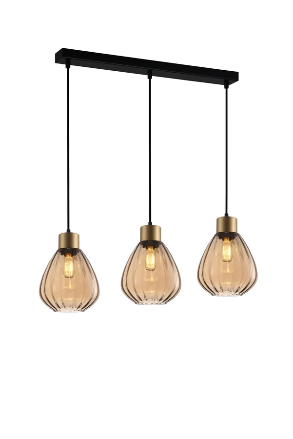 Pendant lamp TULIP1X3S E27 bronze
