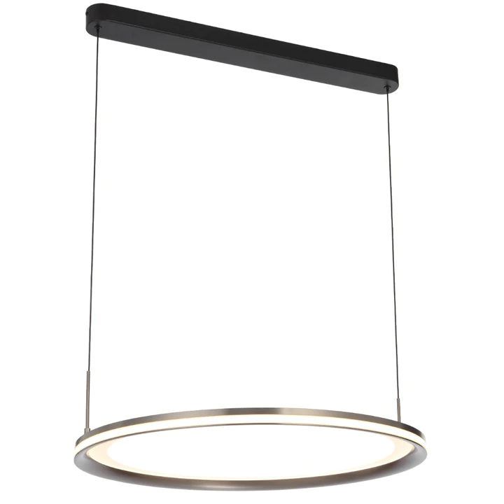 Pendant lamp FULCRUM 60CM 60w LED D600 3K DIM PEARL GREY