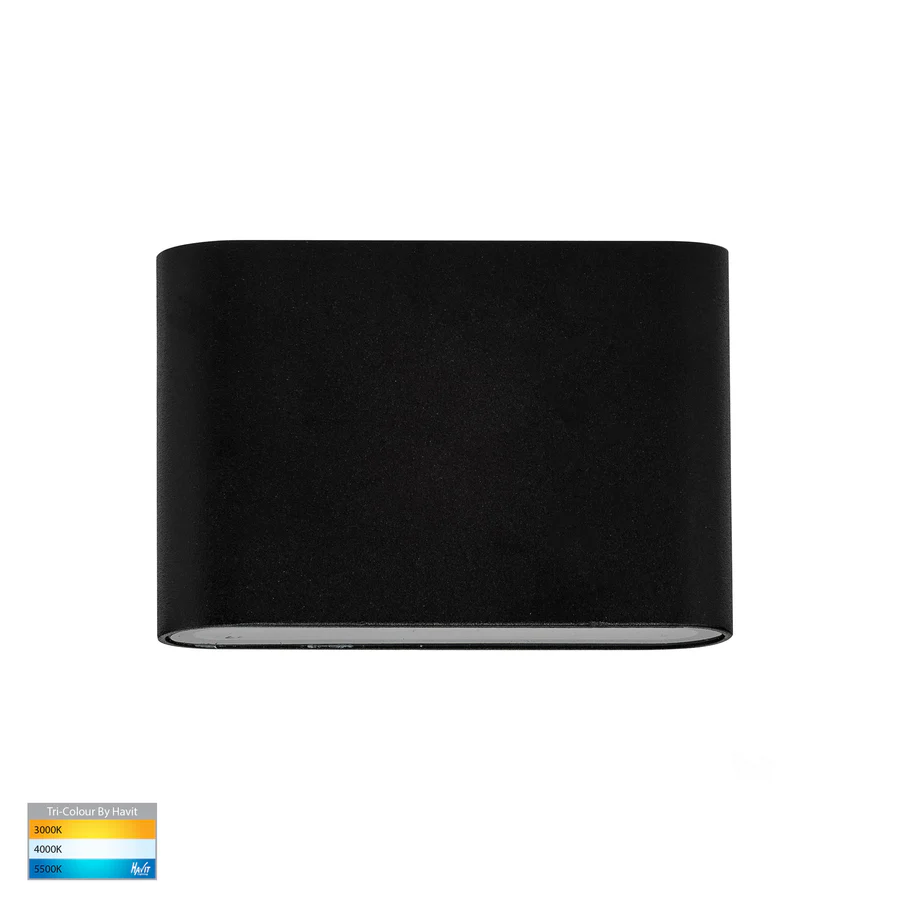 Wall light Lisse Fixed Down 3CCT LED 4W IP54 11.5cm BLK