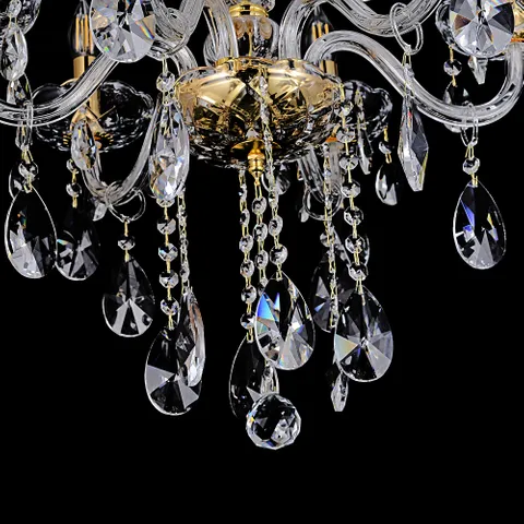 Chandelier Bromley Crystal K9 6 light GL