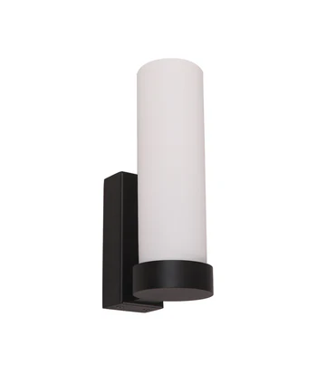 Wall light Vara 5 Opal Glass Black E27
