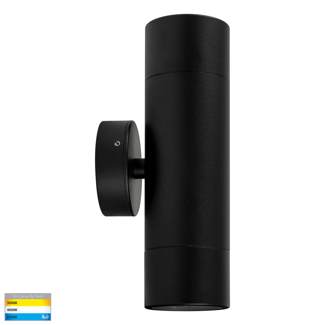 Wall light Maxi Tivah Aluminium BLK 3CCT Up-Down HV1028T IP65