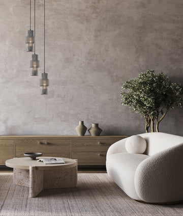 Pendant lamp Hueca E27 72W BLK