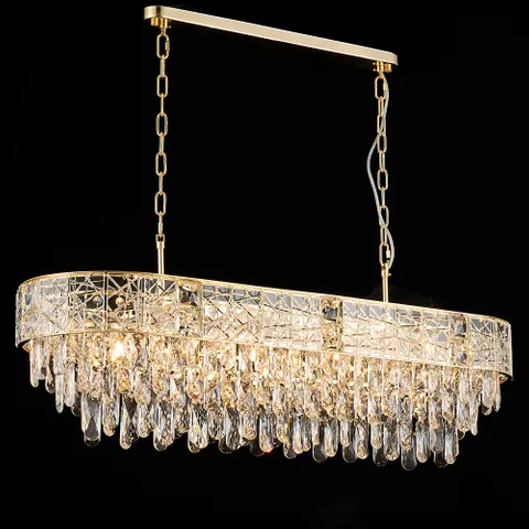 Pendant lamp Finley 1200 Bar Crystal K9 E14