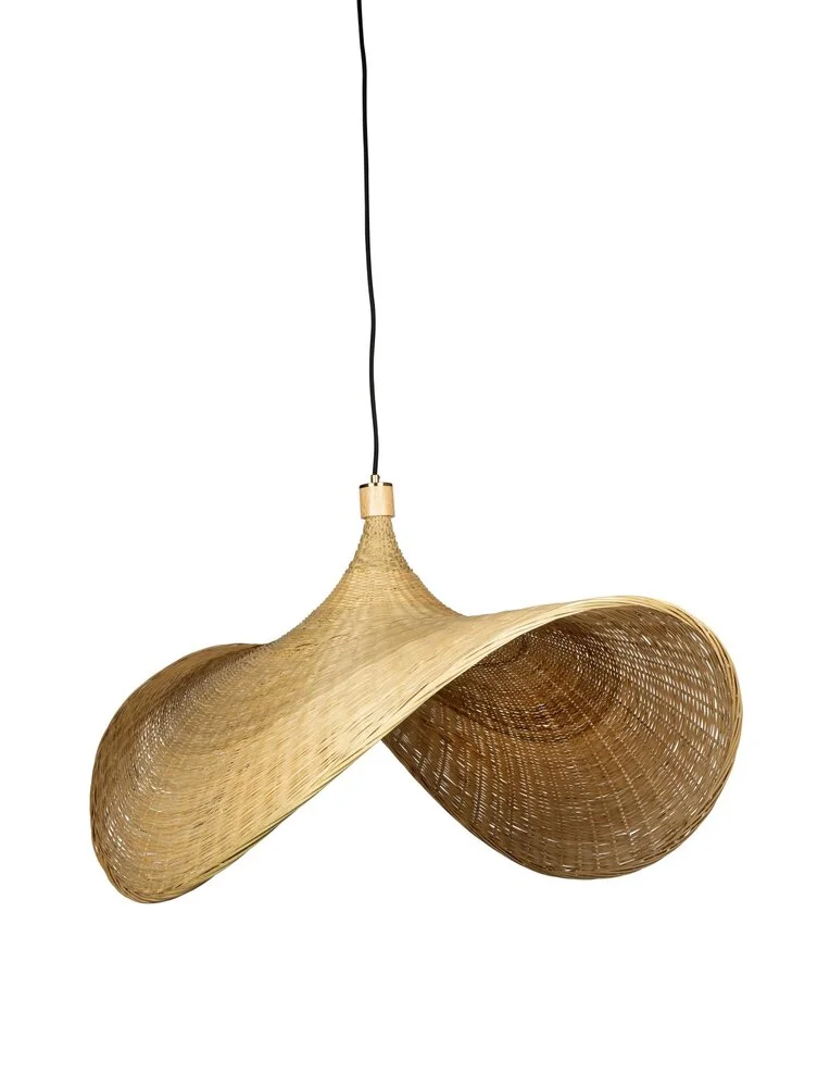 Single pendant ROSSANA-100 Natural