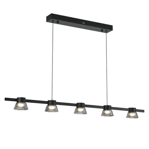 Pendant lamp Rocket LED 25W 3CCT L120 Dim BLK