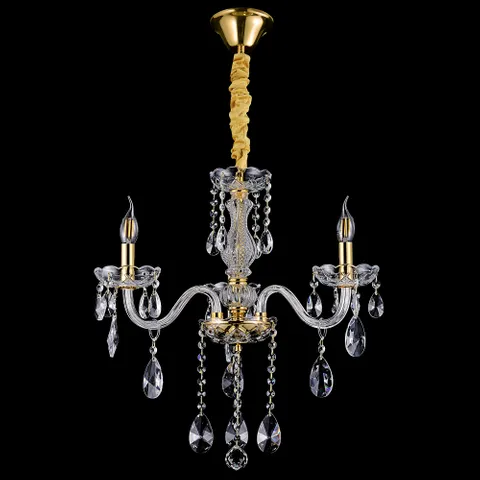 Chandelier Bromley Crystal K9 3 light GL
