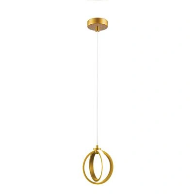 Pendant lamp Spin D17 LED 12W 3CCT BRS