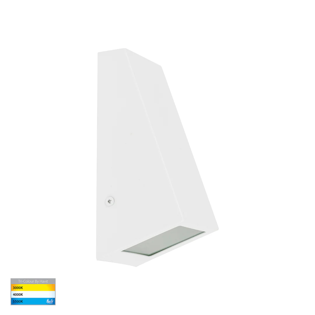 Wall light Taper TRI Colour down LED GU10 5W WHT