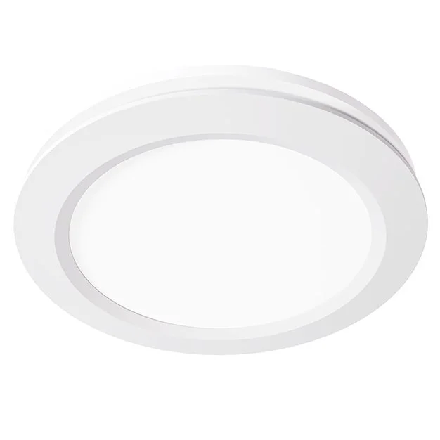 Martec Exhaust fan Saturn 240 round bathroom LED 17W 3CCT WHT