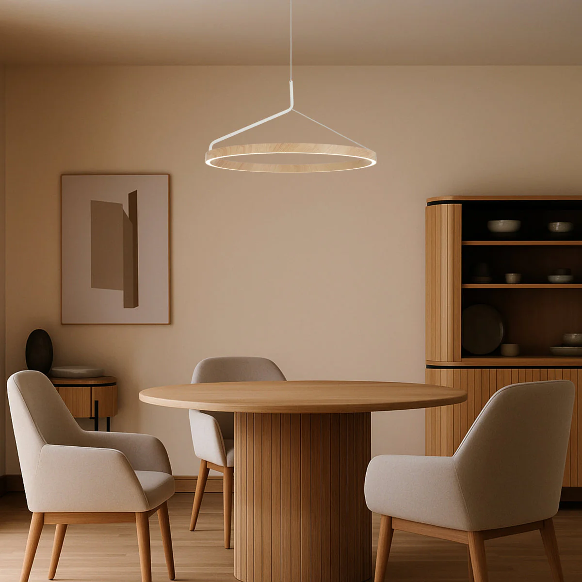 Pendant lamp TRUVON D60 OAK