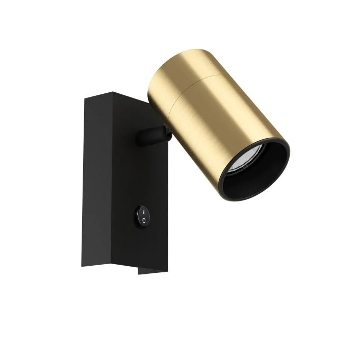 Wall light CUMARIBO 1X5W GU10 4000K BRS MATT-BLK