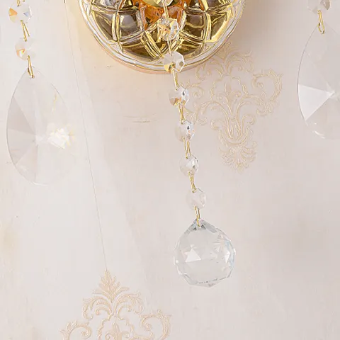 Wall light Bromley Crystal K9 2 light GL