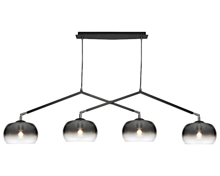 Pendant Light Jordet 4LT E27 BLK