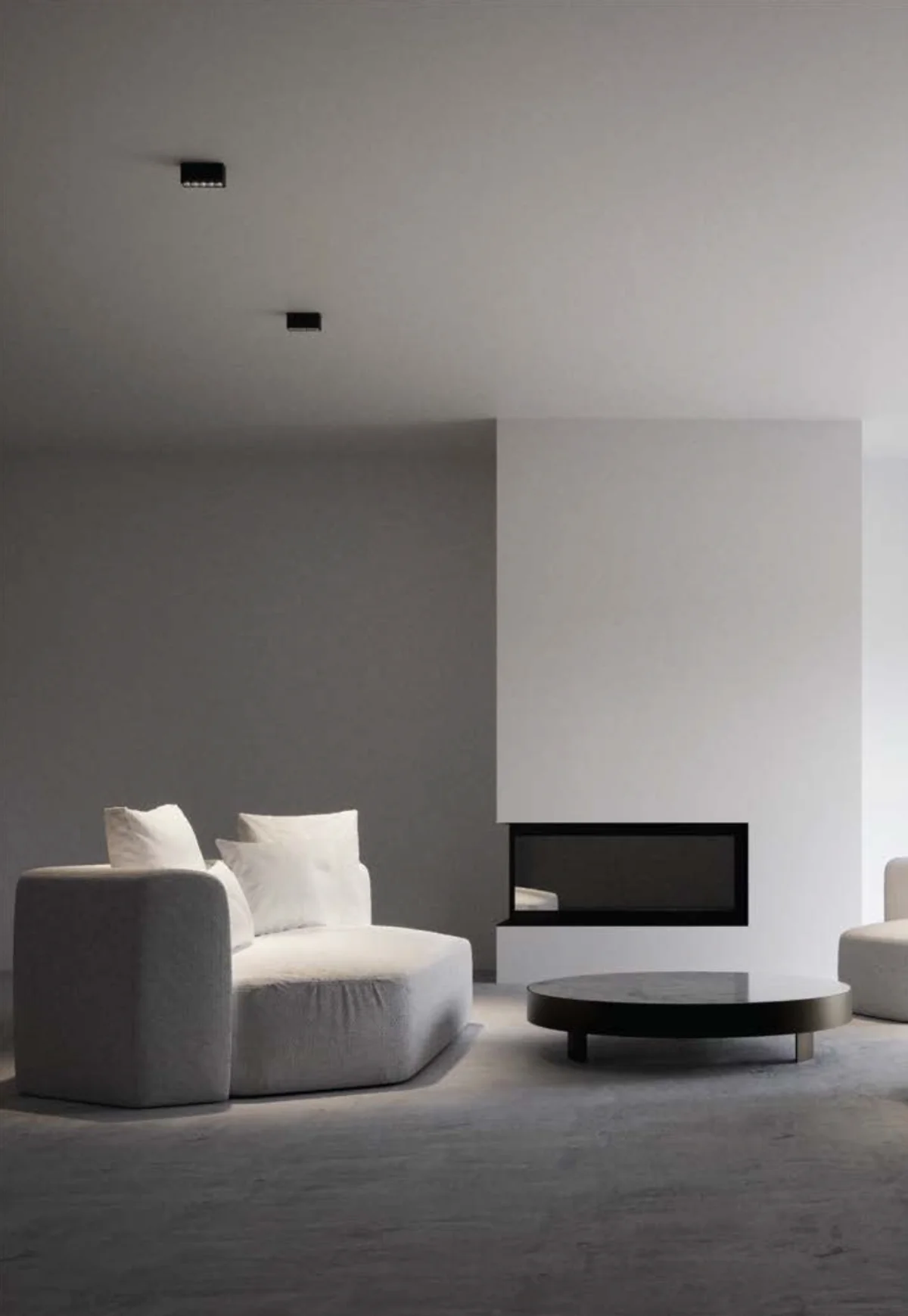 Surface lense downlight Flux Z18987-10.45.30.BK LED 10W 3K