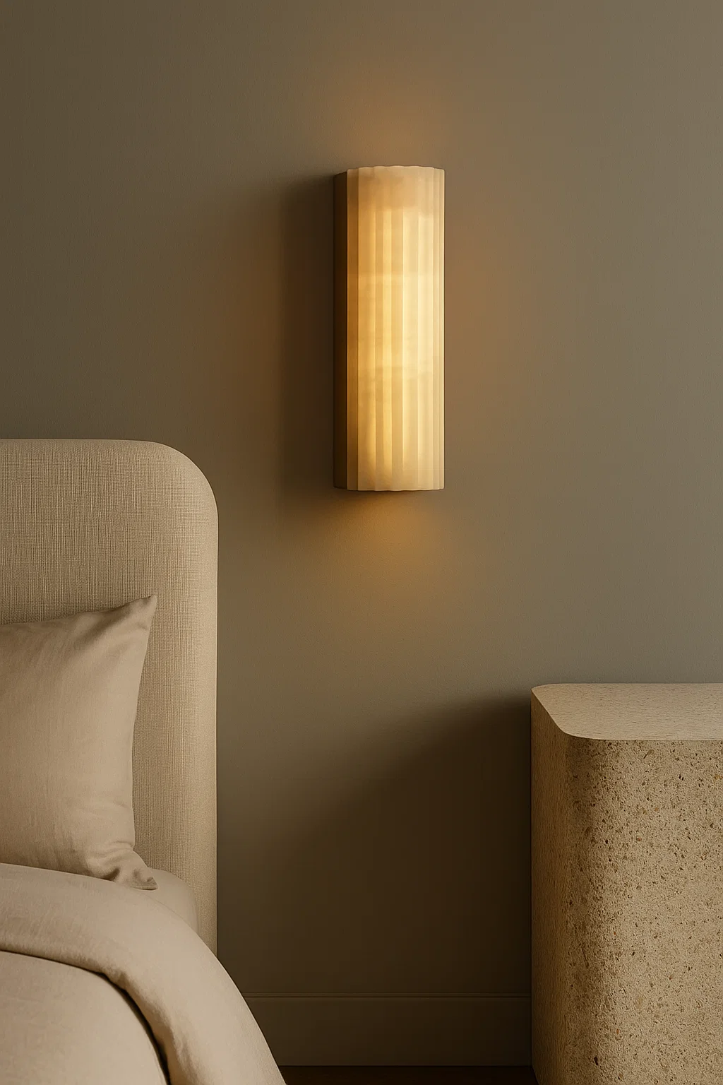 Wall light Gelsa Alabaster Spanish Marble LED 6W 3CCT BRS