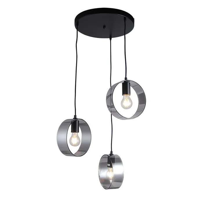 Pendant lamp Galaxy 3L BLK