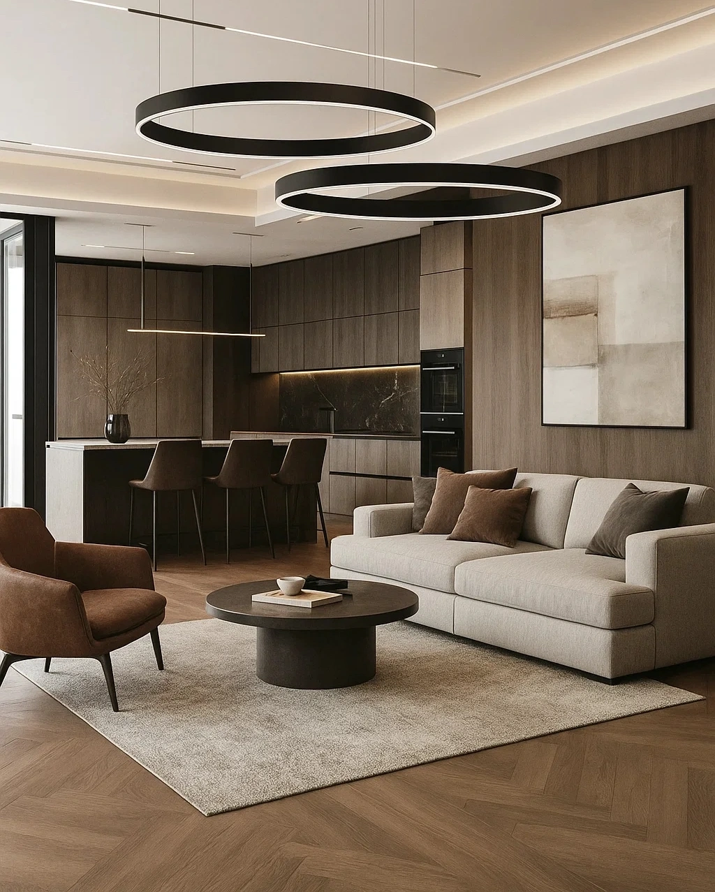 Pendant lamp Heli P80 BL