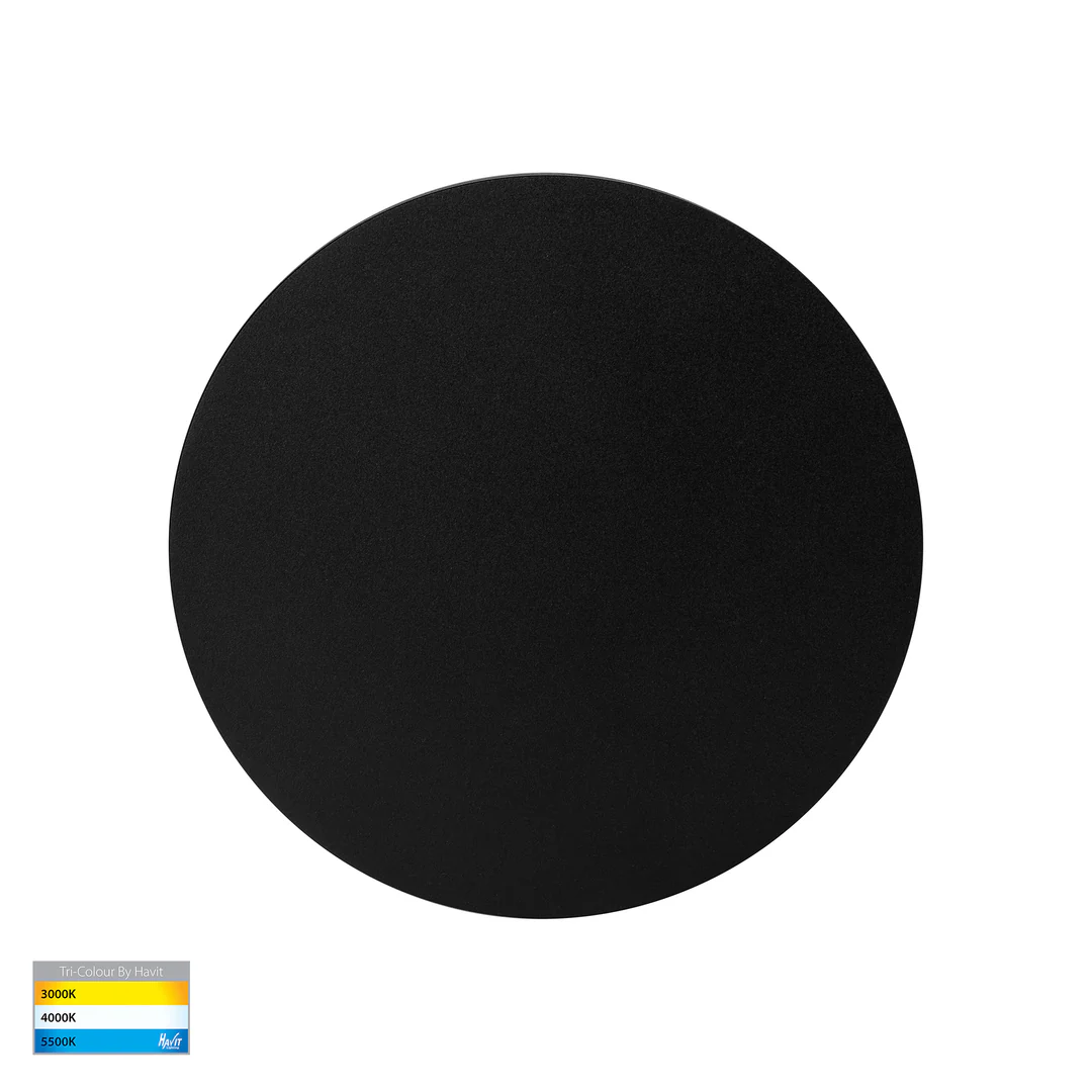 Wall light Halo BLK 3CCT LED HV3592T-BLK 12W IP65