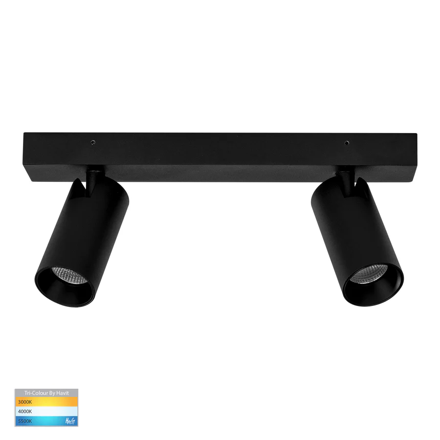 Wall light Revo Bar Double IP20 HV4002T-2-BLK