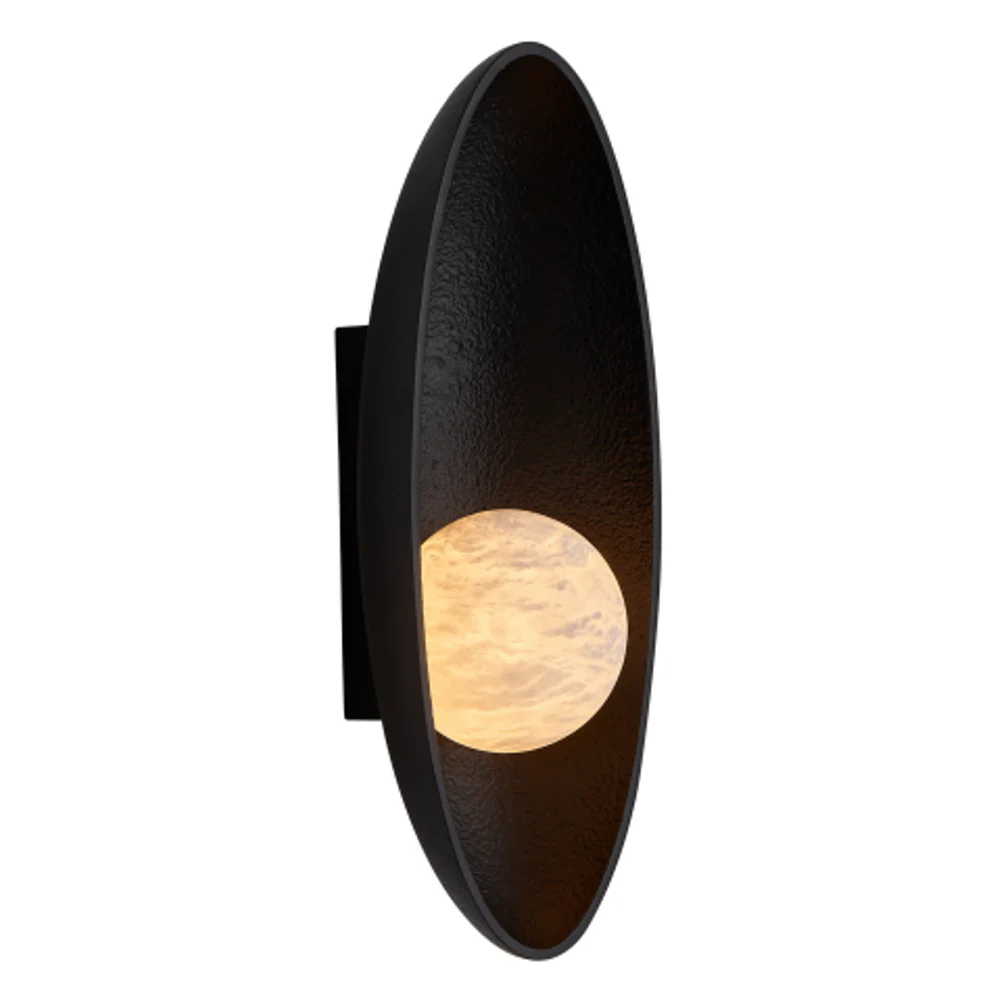 Wall light Vellor Alabaster Marble LED D135 BLK