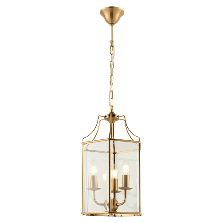 Pendant Light Arcadia 3LT E27 GLD