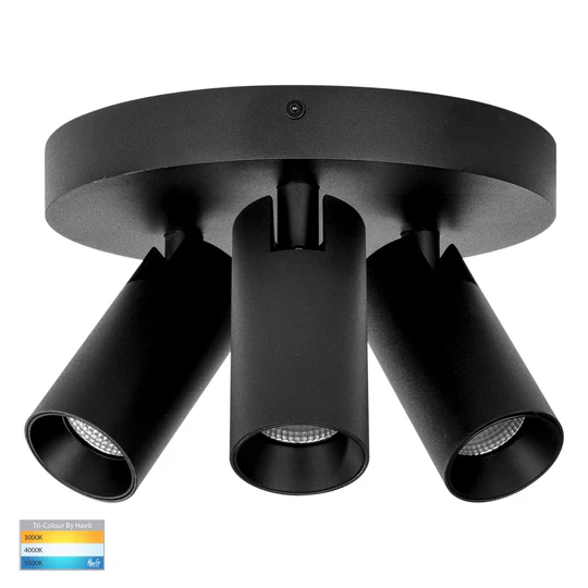 Spot light Revo Adjustable HV4002T-3-BLK-RND IP20