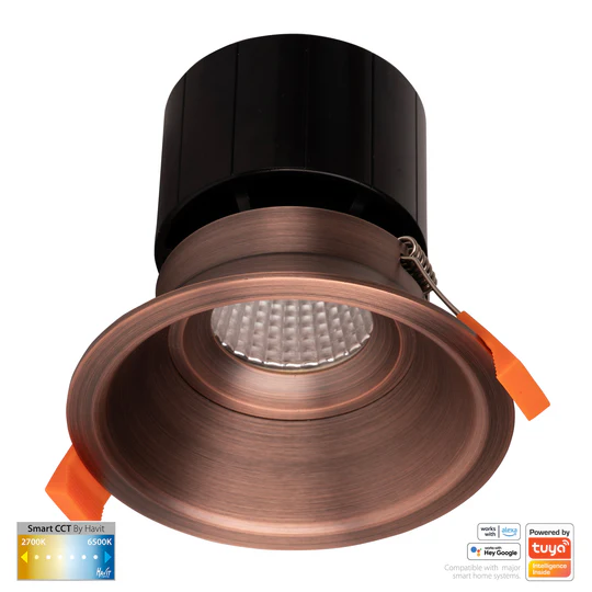 Recessed Downlight Prime CCT LED 12W IP54 WIFI AB