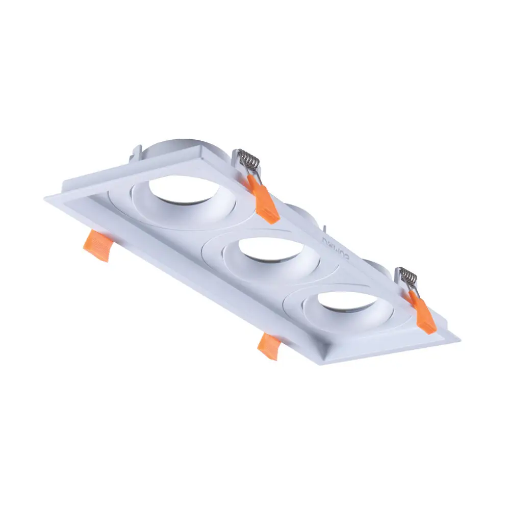 Downlight CELL FRAME SLOT3 FRAME ONLY WHT