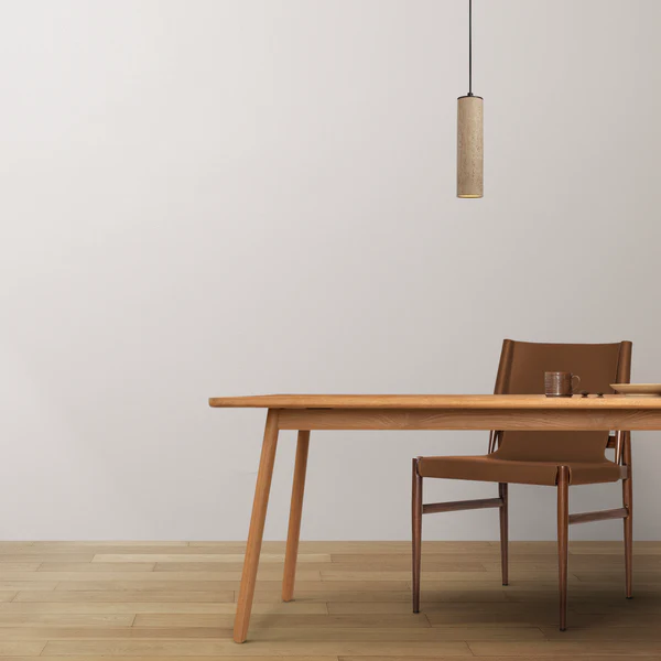 Pendant lamp Terra Travertine H26 BRS